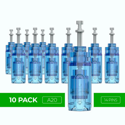 Dr. Pen A20 Cartridges - 10 Pack 14 Needles