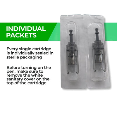 Dr. Pen A20 Cartridges - 10 Pack 14 Needles